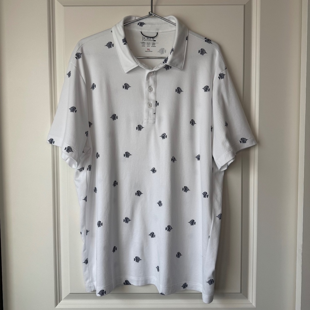 J.CREW Pique Polo - Men's XL